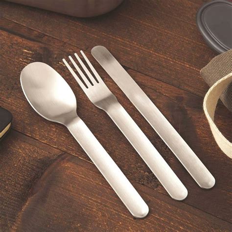 Stainless Steel Cutlery Set + Case 